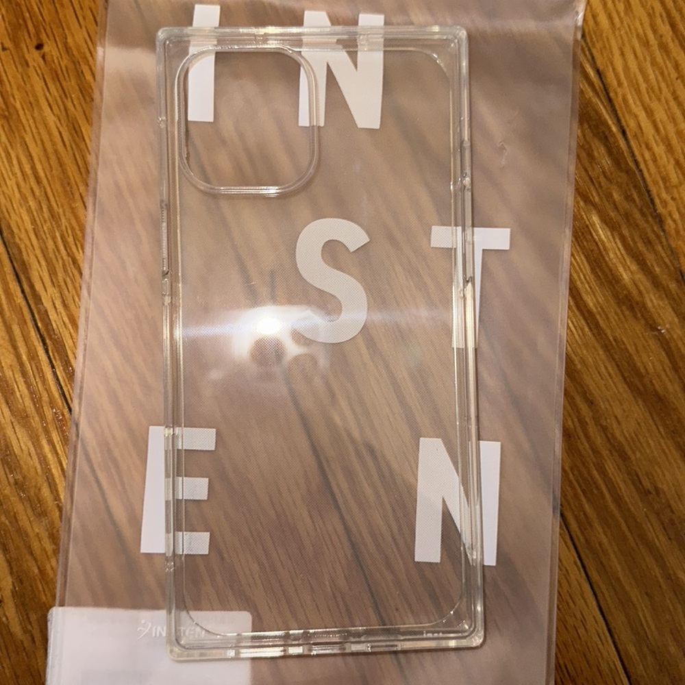 Clear Square IPhone 12 Pro Max 6.7” case